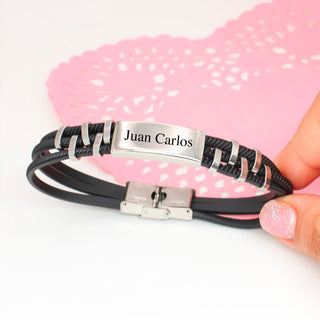 Pulsera Triple Legacy Personalizada para Hombre