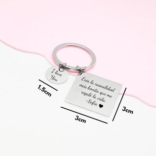 Llavero Personalizado Cuadrado