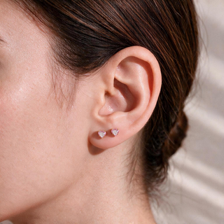 Aretes Lovely Pink Gold