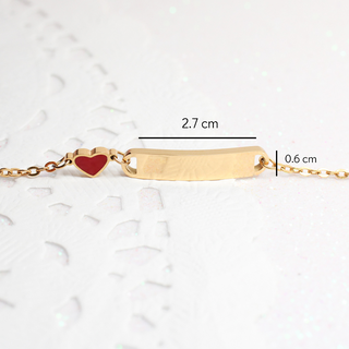 Pulsera Corazón Personalizado