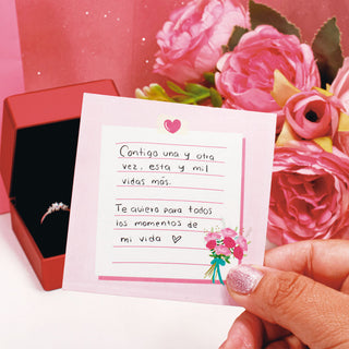 Tarjeta Dedicatoria Personalizada