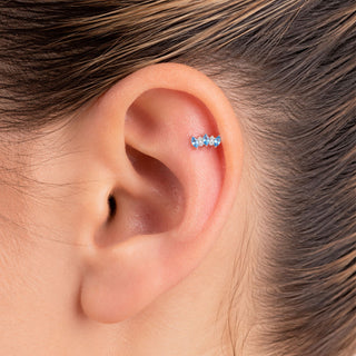 Piercing Aqua 1era Perforación Titanio