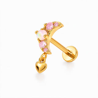Piercing Moonlight Pink Titanio