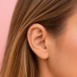 Piercing Opalite Lunar Titanio