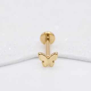 Piercing Mariposa Gold Titanio