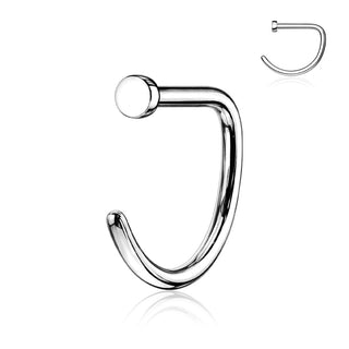 Piercing G Ring Nariz Titanio