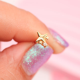 Piercing Destello Brillante Plata925