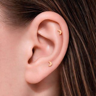 Piercing Luna Minimal Titanio