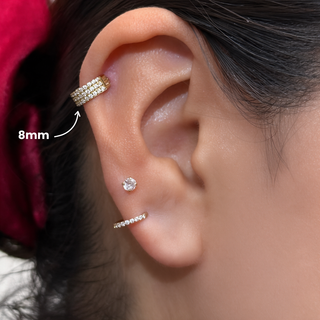Piercing Aro Luxe Titanio