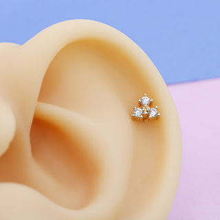 Piercing Trinity Gold