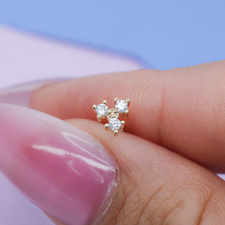 Piercing Trinity Gold