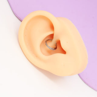 Piercing Cruzado Zirconias Titanio