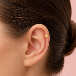 Piercing de Corazón Titanio 1ra Perforación