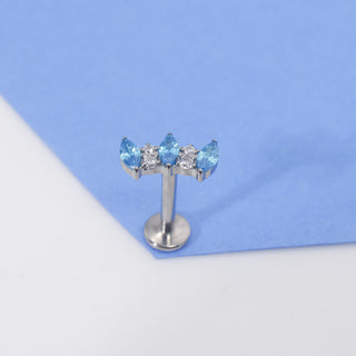 Piercing Aqua 1era Perforación Titanio