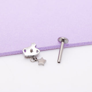 Piercing Stardust Blue Titanio