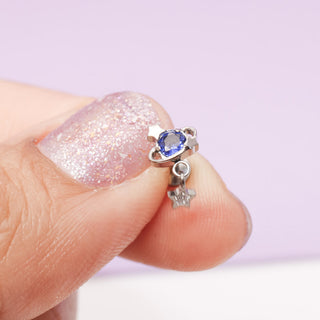 Piercing Stardust Blue Titanio