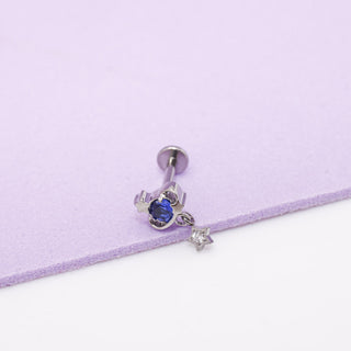Piercing Stardust Blue Titanio