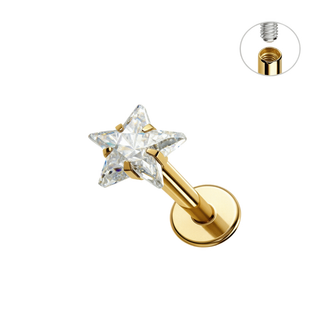 Piercing Star 1era Perforación Titanio