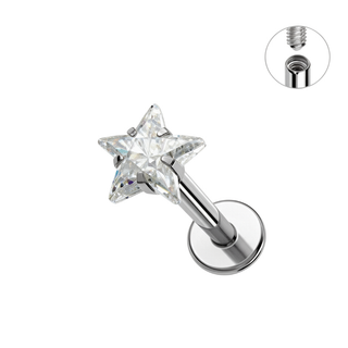 Piercing Star 1era Perforación Titanio