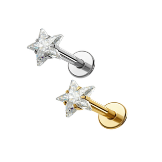 Piercing Star 1era Perforación Titanio