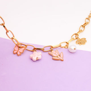 Pulsera Con Colgantes Primavera