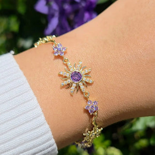Pulsera Sun & Flower Shine