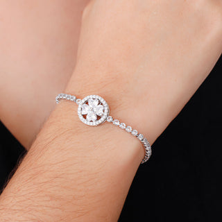 Pulsera Ajustable Aura Floral Giratoria