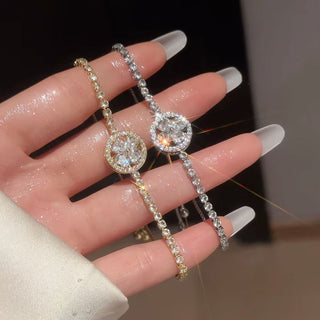 Pulsera Ajustable Aura Floral Giratoria