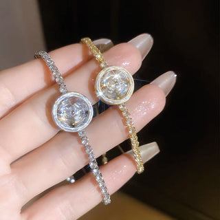 Pulsera Ajustable Aura Floral Giratoria