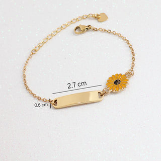 Pulsera Girasol Personalizada