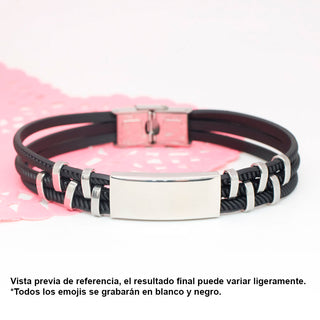 Pulsera Triple Legacy Personalizada para Hombre