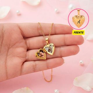 Collar Mini Heart Personalizado Foto a Color