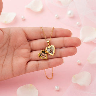 Collar Mini Heart Personalizado Foto a Color