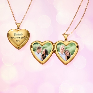Relicario Love Personalizado Foto a Color
