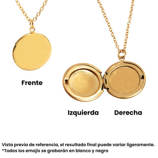 Relicario Redondo Personalizado