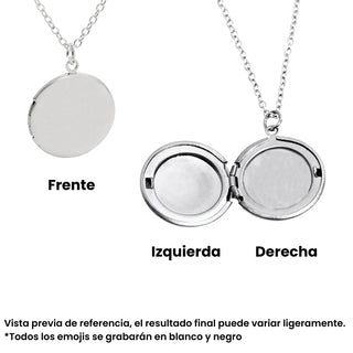 Relicario Redondo Personalizado