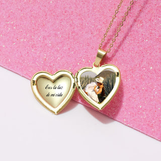 Relicario Love Personalizado Foto a Color