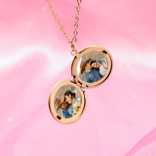 Relicario Redondo Personalizado Foto a Color