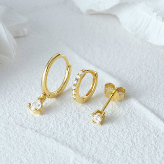 Set 3 Piezas Selene Plata 925