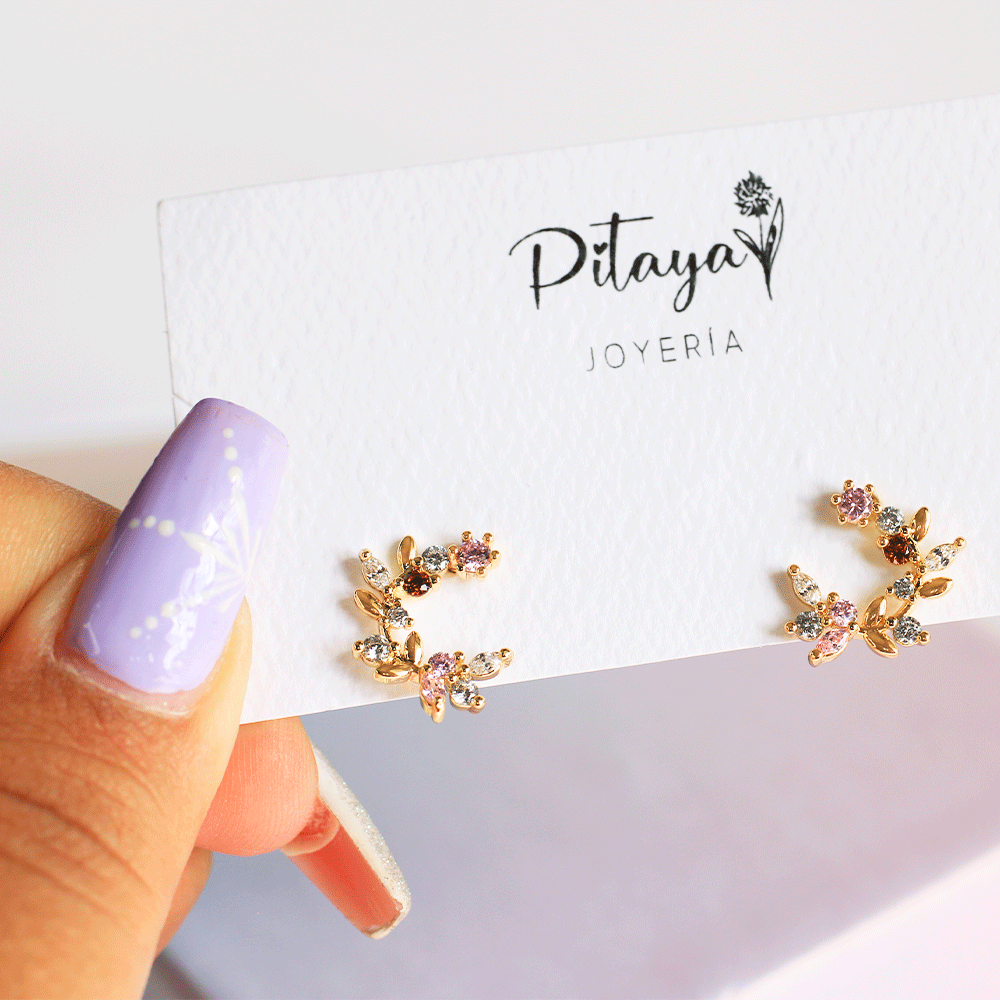 Aretes Hojitas de Laurel