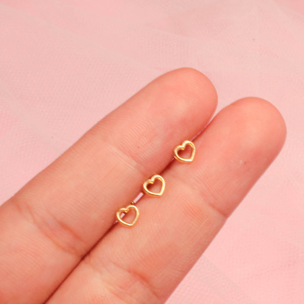 Piercing Oro 10k Corazón