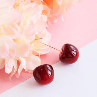 Aretes de Cereza Obscuros