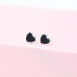 Aretes Black Heart