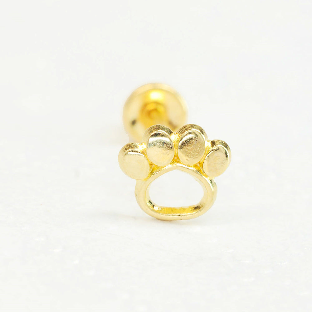 Piercing Oro 10k Patita