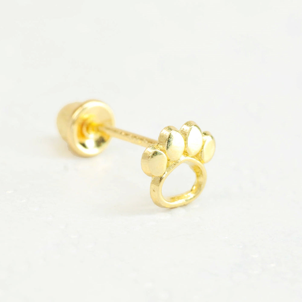 Piercing Oro 10k Patita