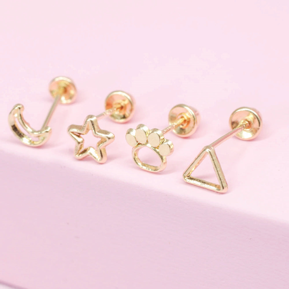 Piercing Oro 10k Patita