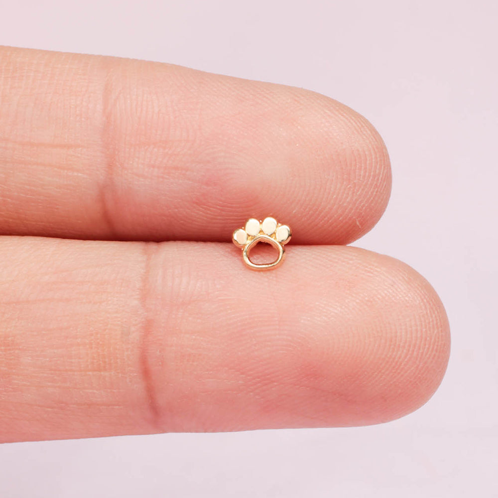 Piercing Oro 10k Patita