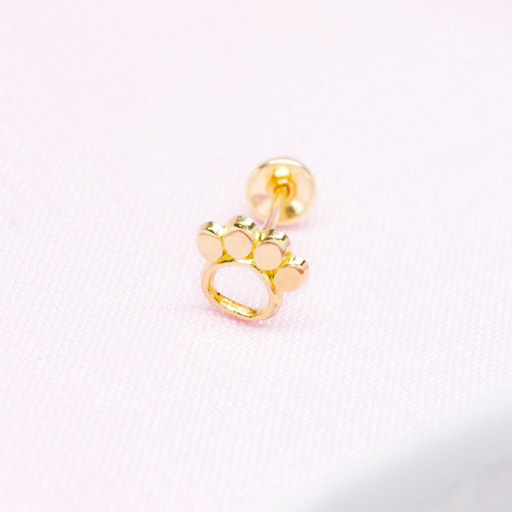 Piercing Oro 10k Patita