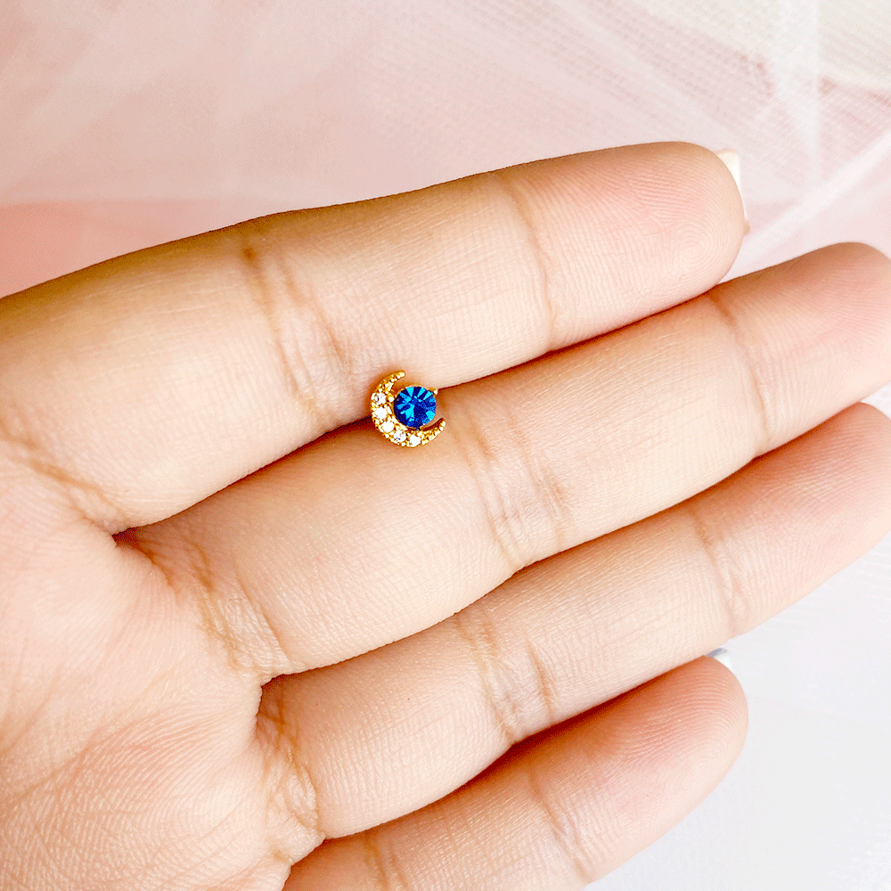 Piercing de Luna Azul