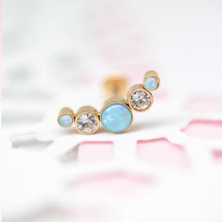 Piercing Ópalo Azul